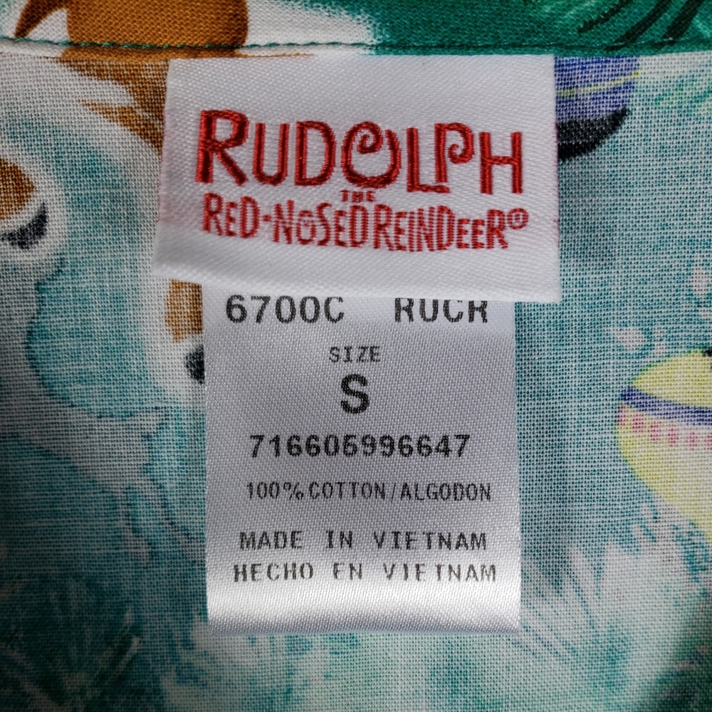 Women's Christmas Scrubs Rudolph The Red Nose Reindeer - Picture 3 of 9